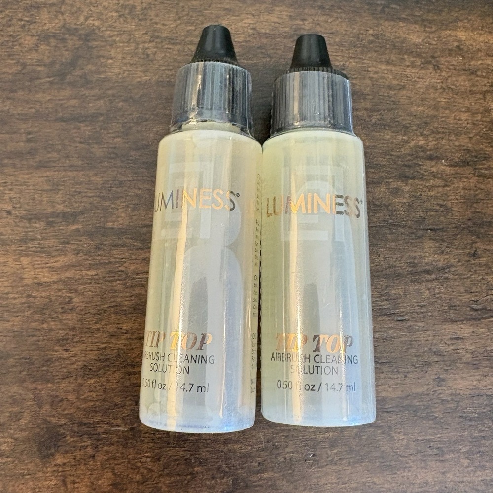Luminess Tip‎ Top Airbrush Cleaning Solution 0.50 oz (Lot of 2) New